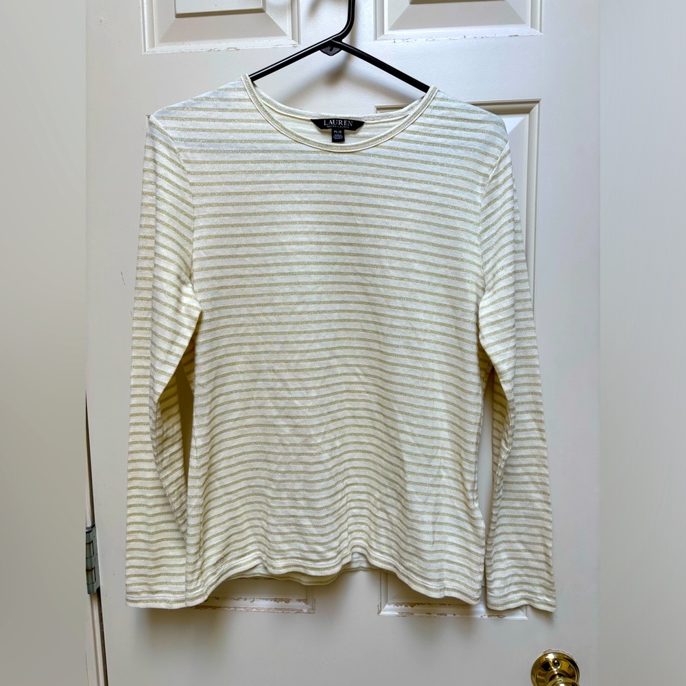 Ralph Lauren Women’s Top. Size Petite Large. EUC!
